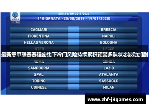 最新意甲联赛赛程密集下冷门风险持续累积预警多队状态波动加剧