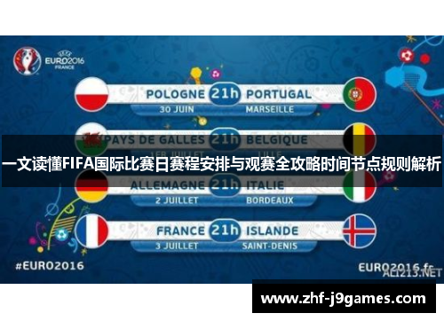 一文读懂FIFA国际比赛日赛程安排与观赛全攻略时间节点规则解析